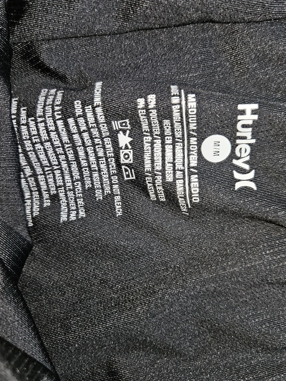 Hurley Men's Gray Swim Hybrids with Black Floral and Pink Accents